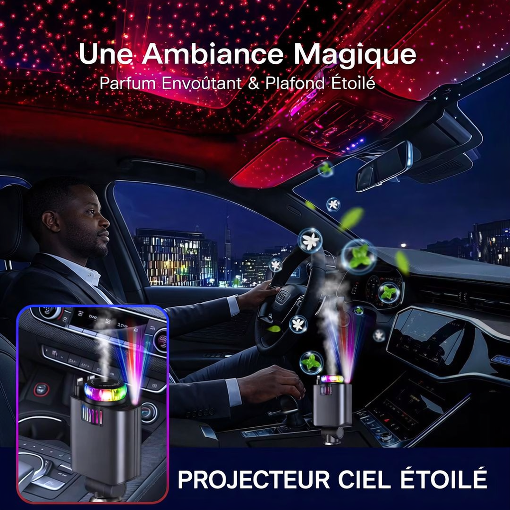 Chargeur voiture 5-en-1 rétractable